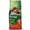 Сухой корм Monge Dog BWild GRAIN FREE для взрослых собак всех пород, беззерновой, из ягненка с картофелем и горохом 12 кг