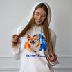 Monge Gift Shop collection 2023 толстовка белая Корги М — фото 2