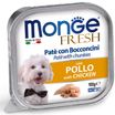 Влажный корм Monge Dog Fresh для собак, с курицей, консервы 100 г