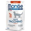 Влажный корм Monge Cat Monoprotein для взрослых кошек, из индейки, паучи 85 г