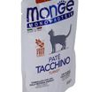 Влажный корм Monge Cat Monoprotein для взрослых кошек, из индейки, паучи 85 г — фото 27