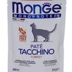 Влажный корм Monge Cat Monoprotein для взрослых кошек, из индейки, паучи 85 г — фото 31