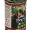 Влажный корм Monge Dog BWild GRAIN FREE для взрослых собак, беззерновой, из ягненка с тыквой и кабачками, консервы 400 г — фото 30