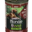 Влажный корм Monge Dog BWild GRAIN FREE для взрослых собак, беззерновой, из ягненка с тыквой и кабачками, консервы 400 г — фото 33