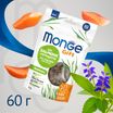 Лакомство Monge Gift Hairball для кошек "Хрустящие подушечки с начинкой" с лососем и кошачьей мятой для вывода шерсти 60 г — фото 3
