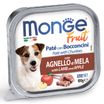 Влажный корм Monge Dog Fruit для собак, с ягненком и яблоком, консервы 100 г