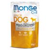 Влажный корм Monge Dog Grill Puppy&Junior для щенков с курицей и индейкой, паучи 100 г