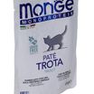 Влажный корм Monge Cat Natural Monoprotein для котят и беременных кошек, из форели, паучи 85 г — фото 26