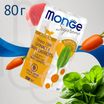 Влажный корм Monge Supreme kitten для котят из тунца со шпинатом и мини-морковью, паучи 80 г — фото 4