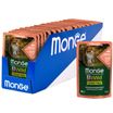 Влажный корм Monge Cat BWild GRAIN FREE для стерилизованных кошек, беззерновой, из лосося с креветками и овощами, паучи 85 г — фото 7