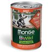 Влажный корм Monge Dog BWild GRAIN FREE для взрослых собак, из индейки с тыквой и кабачками, консервы 400 г