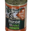 Влажный корм Monge Dog BWild GRAIN FREE для взрослых собак, из индейки с тыквой и кабачками, консервы 400 г — фото 2