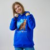 Monge Gift Shop collection 2023 толстовка синяя Абиссинская кошка размер S