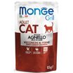 Влажный корм Monge Cat Grill для взрослых кошек, из новозеландского ягненка, паучи 85 г