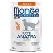 Влажный корм Monge Cat Monoprotein для взрослых кошек, из утки, паучи 85 г
