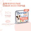 Влажный корм Monge Dog Fruit для собак, с лососем и грушей, консервы 100 г — фото 2