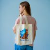 Monge Gift Shop collection 2023 шоппер Абиссиинская кошка