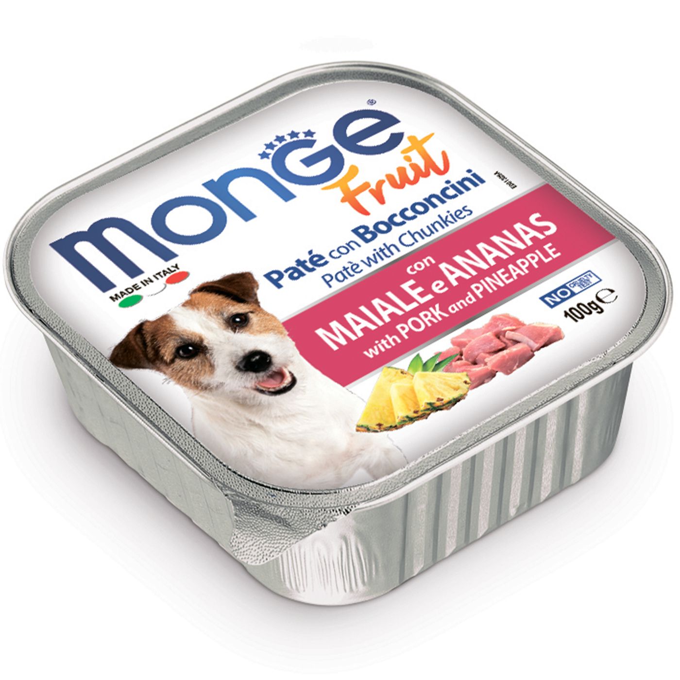 Monge Dog Fruit консервы для собак свинина с ананасом 100г — фото 3