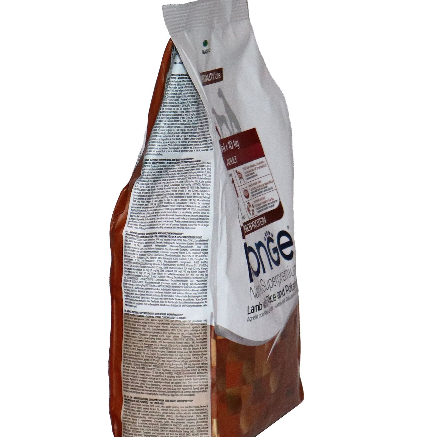 Сухой корм Monge Dog Speciality Line Monoprotein Mini для взрослых собак мелких пород, из ягненка с рисом и картофелем 800 г — фото 28
