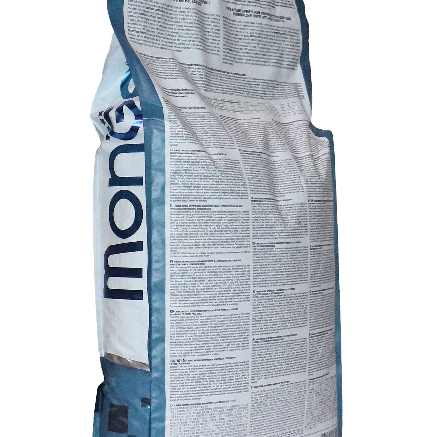 Сухой корм Monge Cat Speciality Line Monoprotein Sterilised для стерилизованных кошек, из форели 10 кг — фото 18