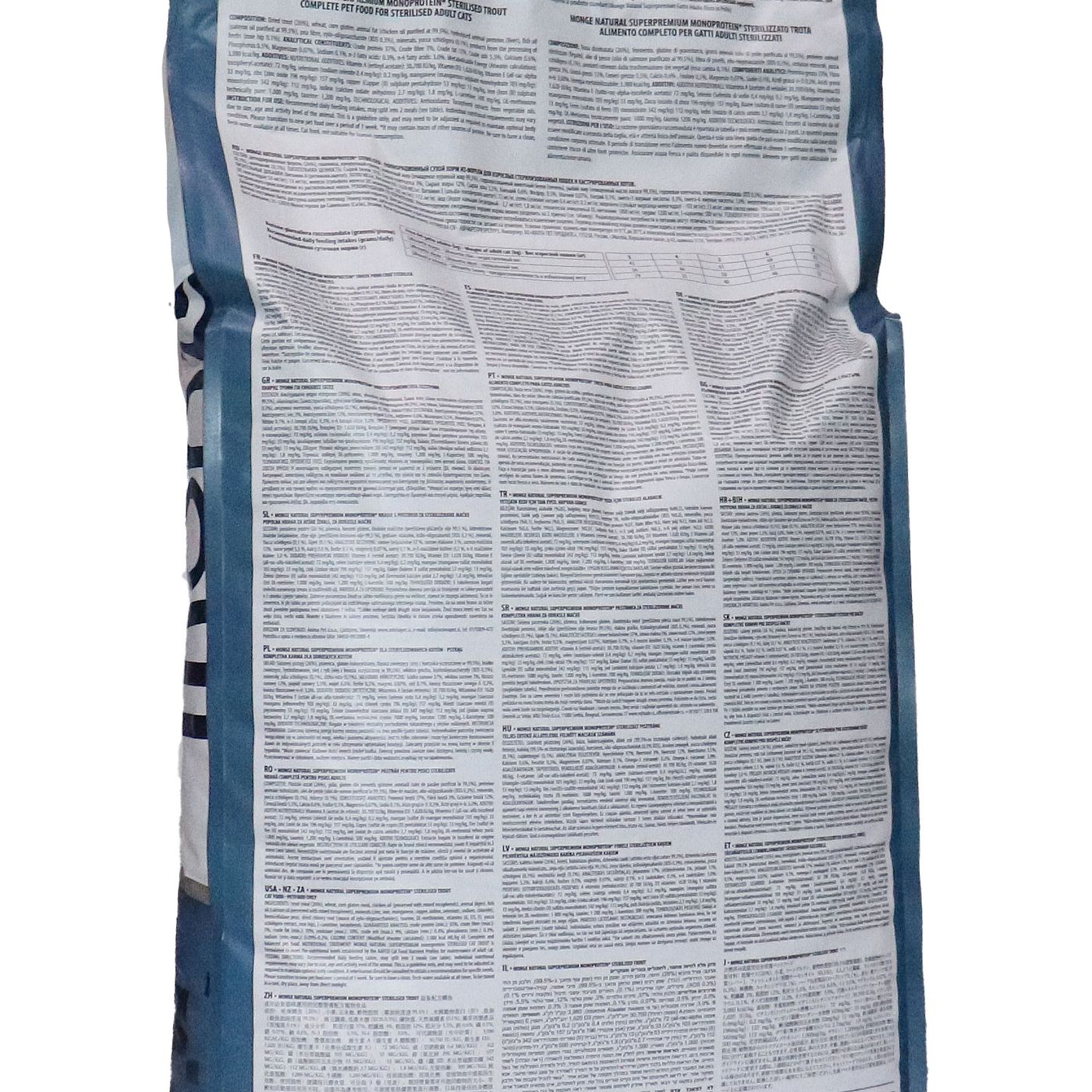 Сухой корм Monge Cat Speciality Line Monoprotein Sterilised для стерилизованных кошек, из форели 10 кг — фото 20