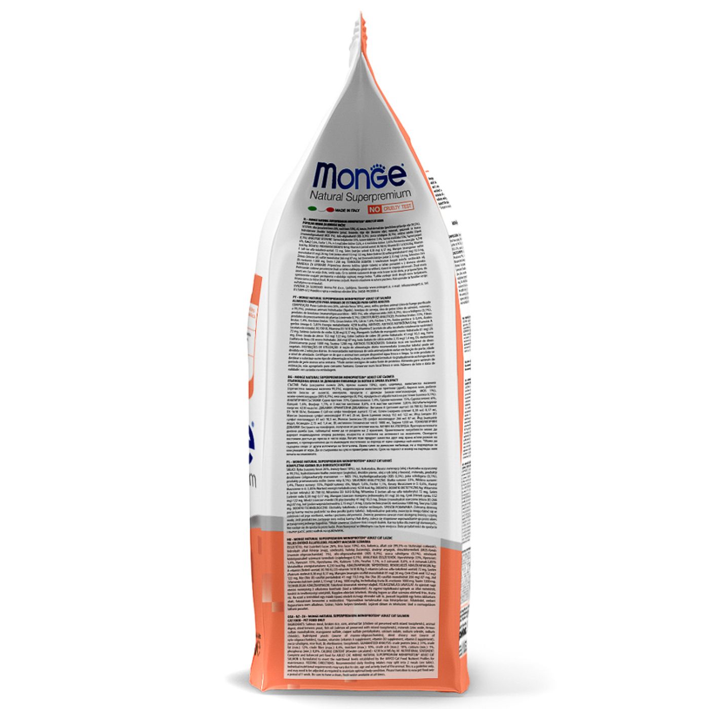 Сухой корм Monge Cat Speciality Line Monoprotein Adult для взрослых кошек, из лосося 400 г — фото 10