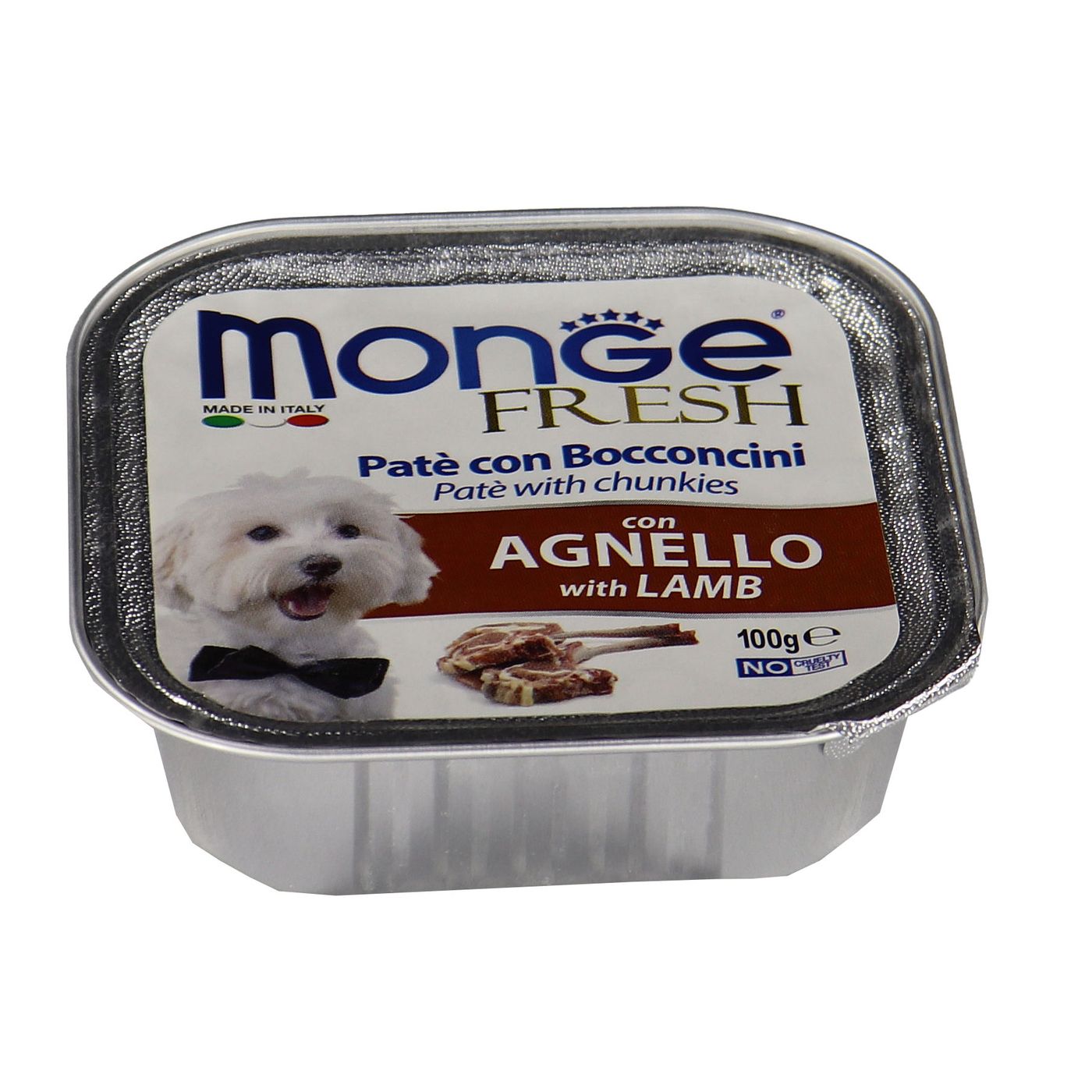 Влажный корм Monge Dog Fresh для собак, с ягненком, консервы 100 г — фото 30