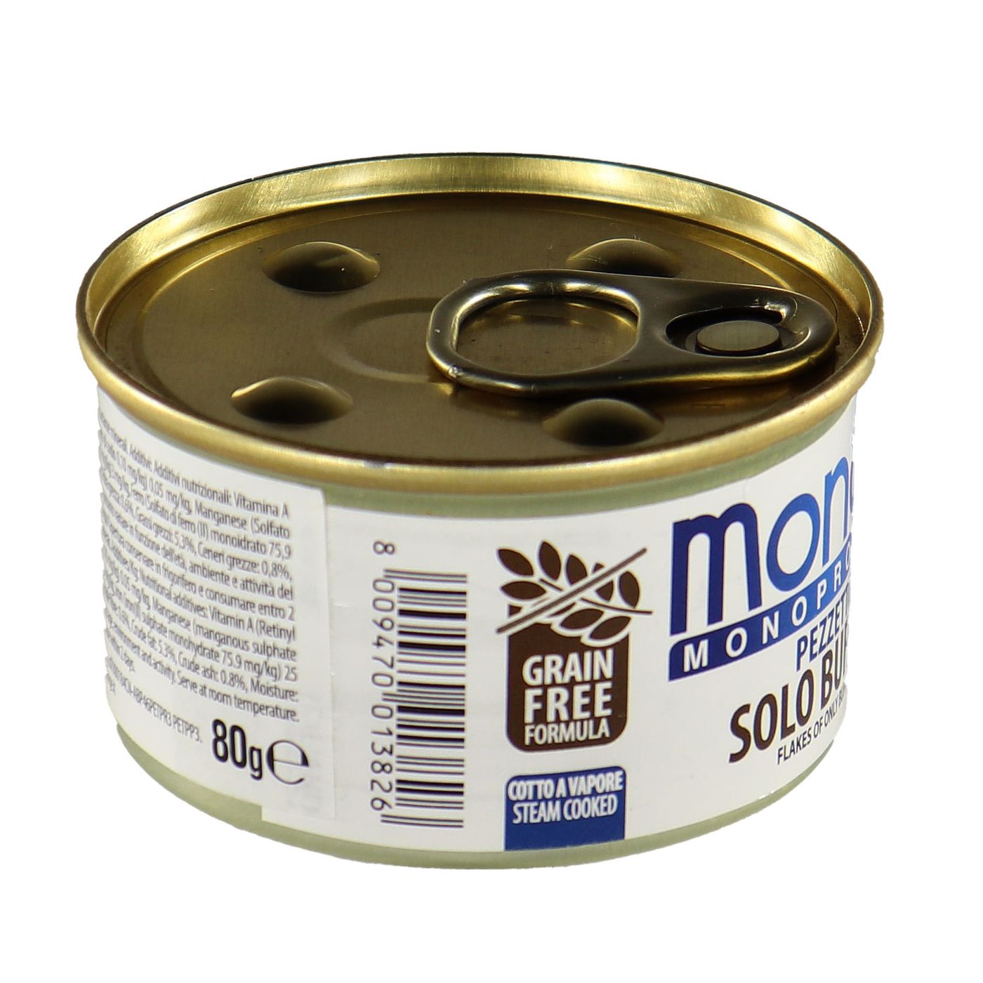 Влажный корм Monge Cat Monoprotein для кошек, мясные хлопья из мяса буйвола, консервы 80 г — фото 26