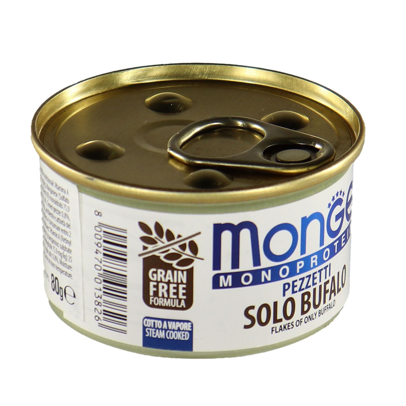 Влажный корм Monge Cat Monoprotein для кошек, мясные хлопья из мяса буйвола, консервы 80 г — фото 28