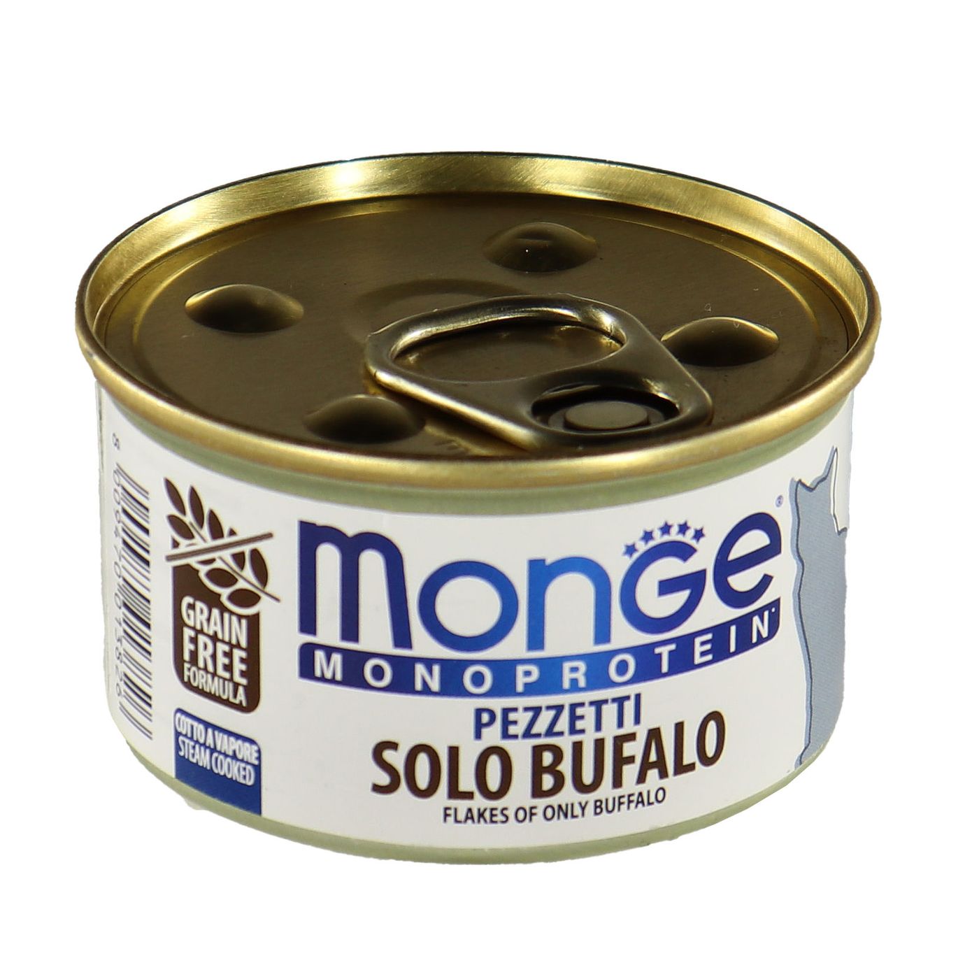 Влажный корм Monge Cat Monoprotein для кошек, мясные хлопья из мяса буйвола, консервы 80 г — фото 31
