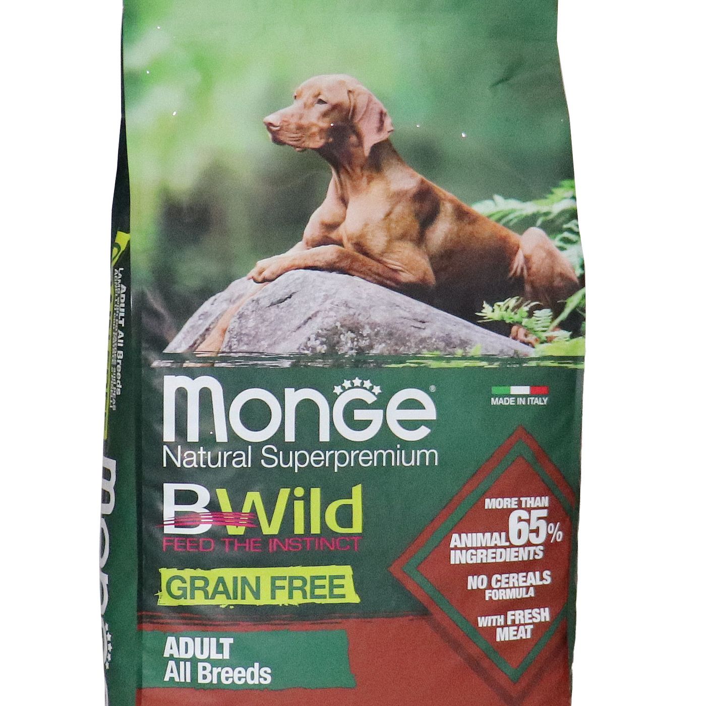 Сухой корм Monge Dog BWild GRAIN FREE для взрослых собак всех пород, беззерновой, из ягненка с картофелем и горохом 12 кг — фото 32