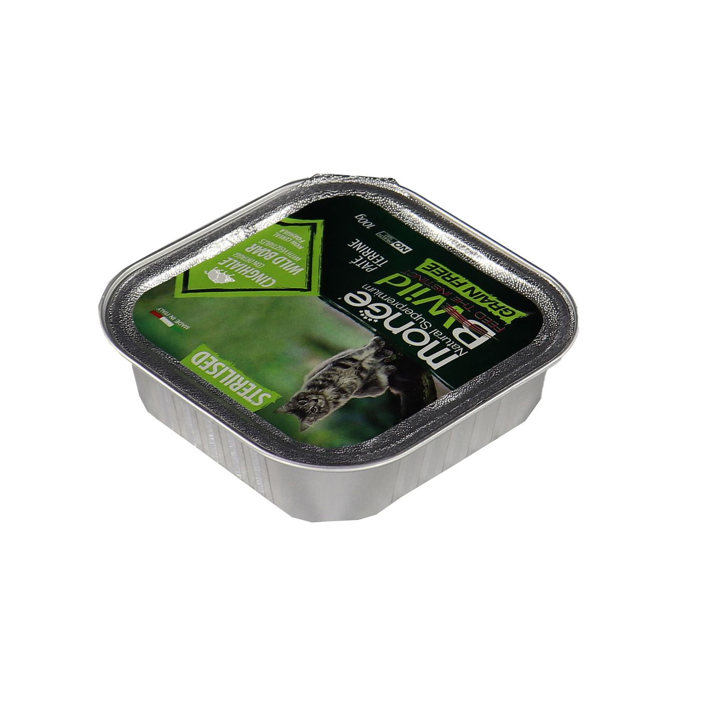 Влажный корм Monge Cat BWild GRAIN FREE для стерилизованных кошек, беззерновой, из кабана с овощами, консервы 100 г — фото 21
