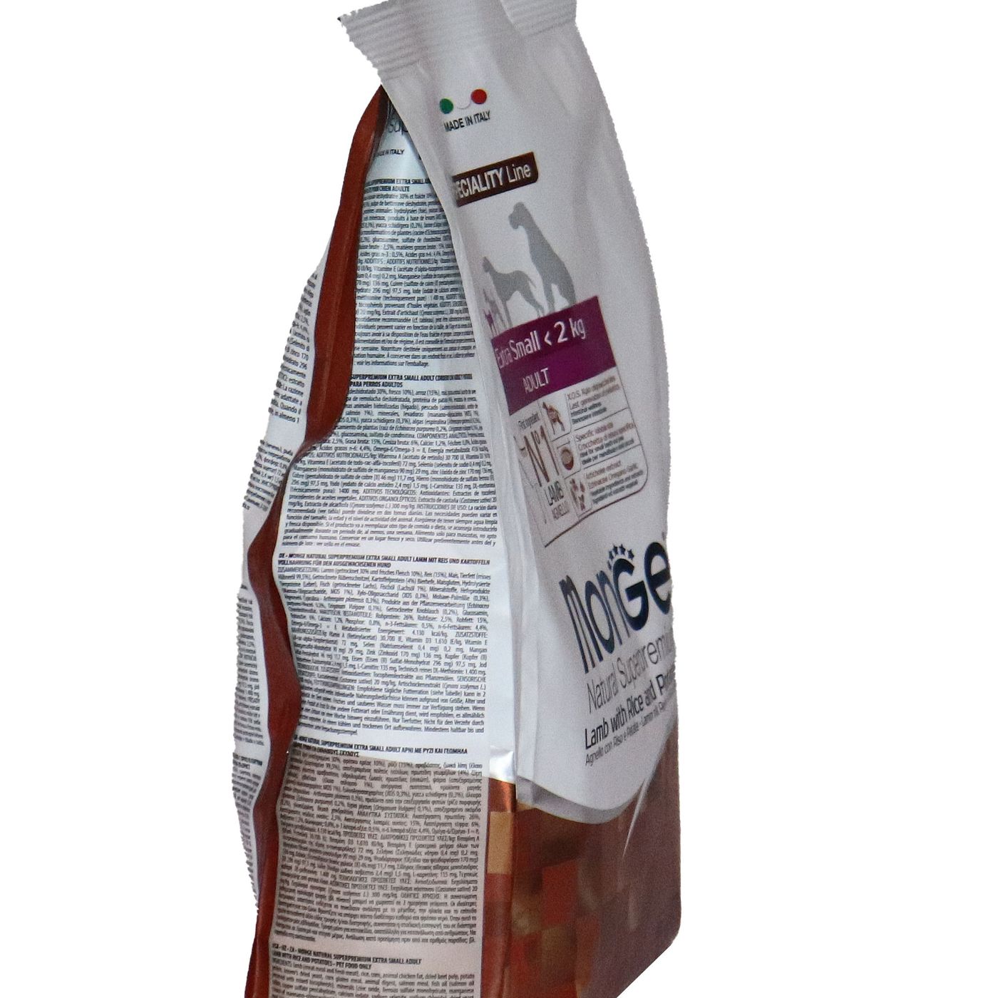 Сухой корм Monge Dog Speciality Line Extra Small для взрослых собак миниатюрных пород ягненок с рисом и картофелем 800 г — фото 29