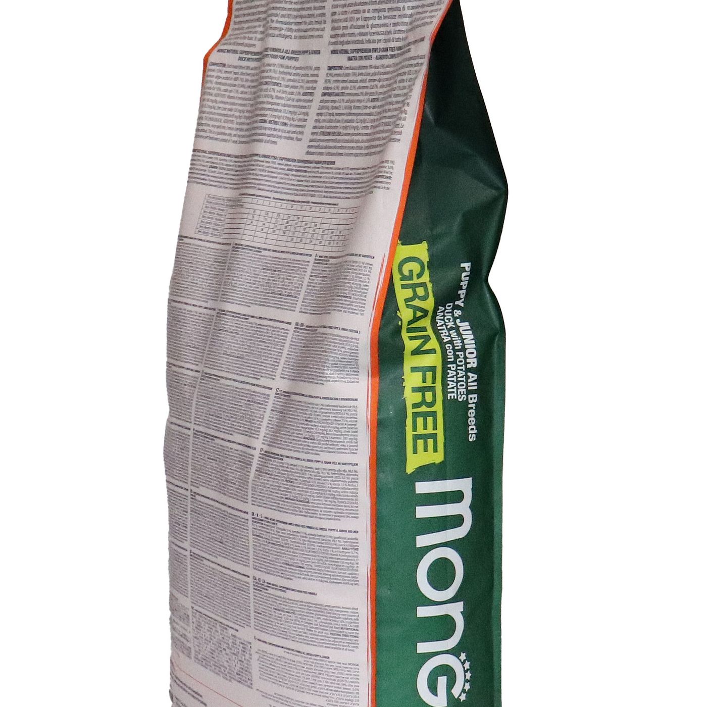 Сухой корм Monge Dog BWild GRAIN FREE Puppy & Junior для щенков, беззерновой, из мяса утки с картофелем 12 кг — фото 21