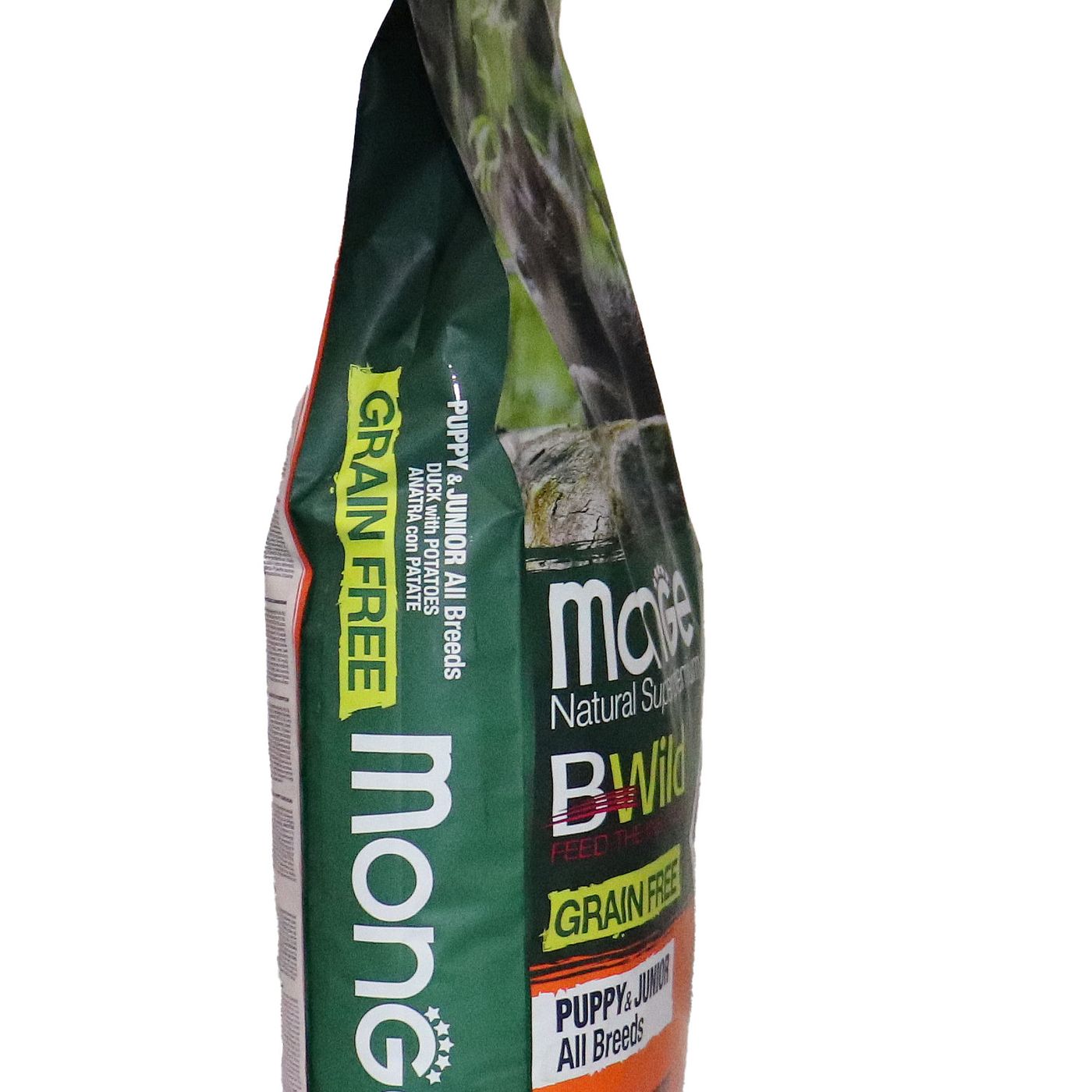 Сухой корм Monge Dog BWild GRAIN FREE Puppy & Junior для щенков, беззерновой, из мяса утки с картофелем 12 кг — фото 26