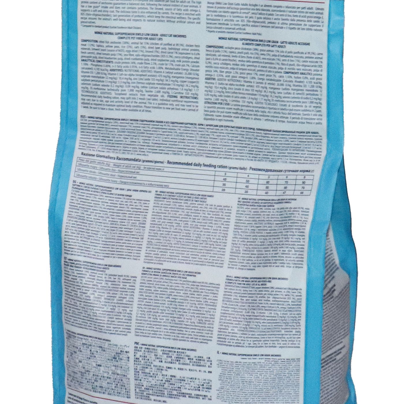 Monge Cat BWild LOW GRAIN низкозерновой корм из анчоуса для взрослых кошек 1,5 кг — фото 21