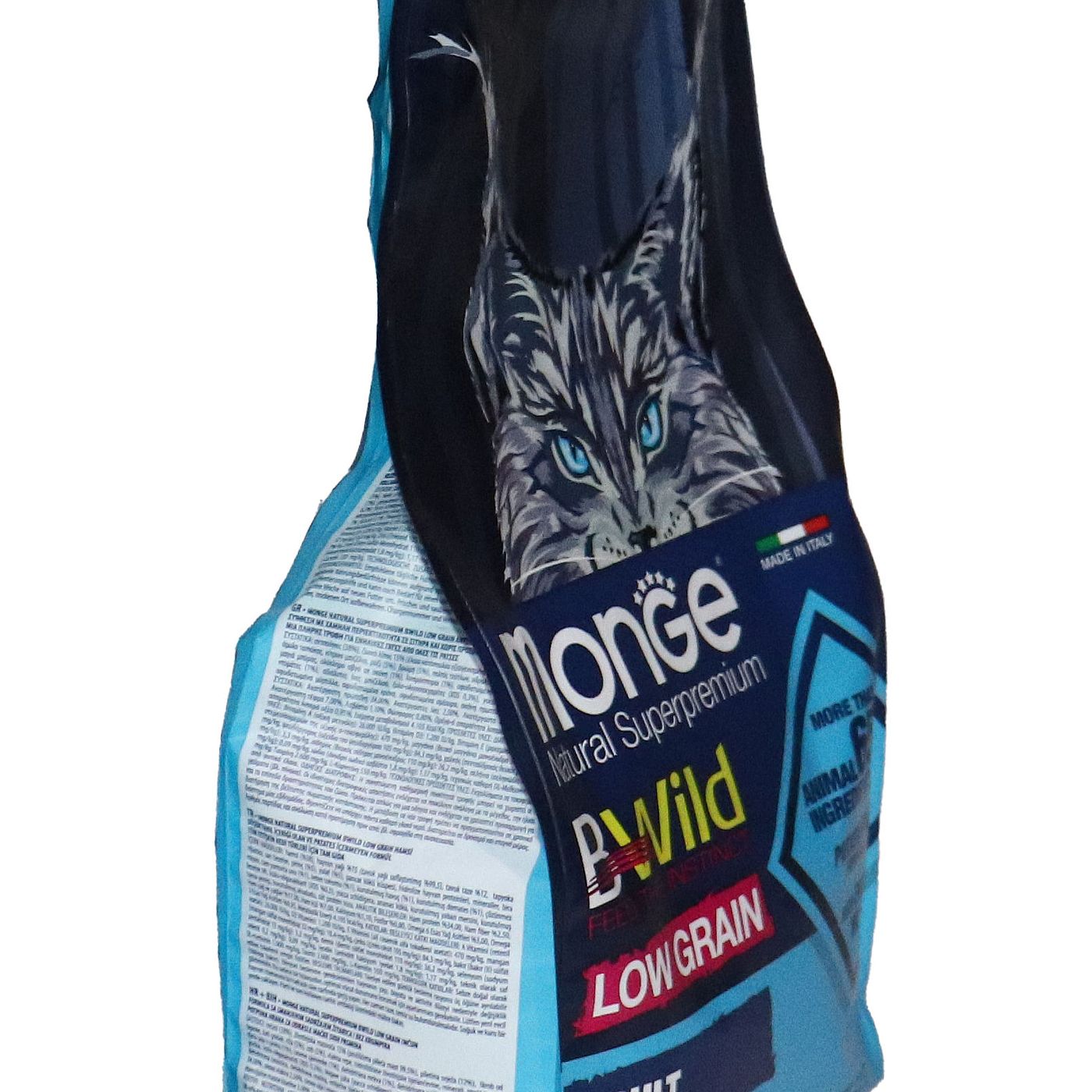 Monge Cat BWild LOW GRAIN низкозерновой корм из анчоуса для взрослых кошек 1,5 кг — фото 31