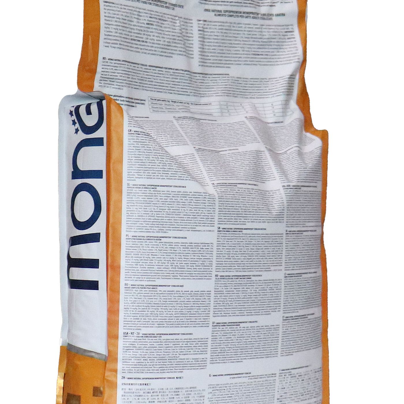 Сухой корм Monge Cat Speciality Line Monoprotein Sterilised для стерилизованных кошек, из утки 10 кг — фото 13