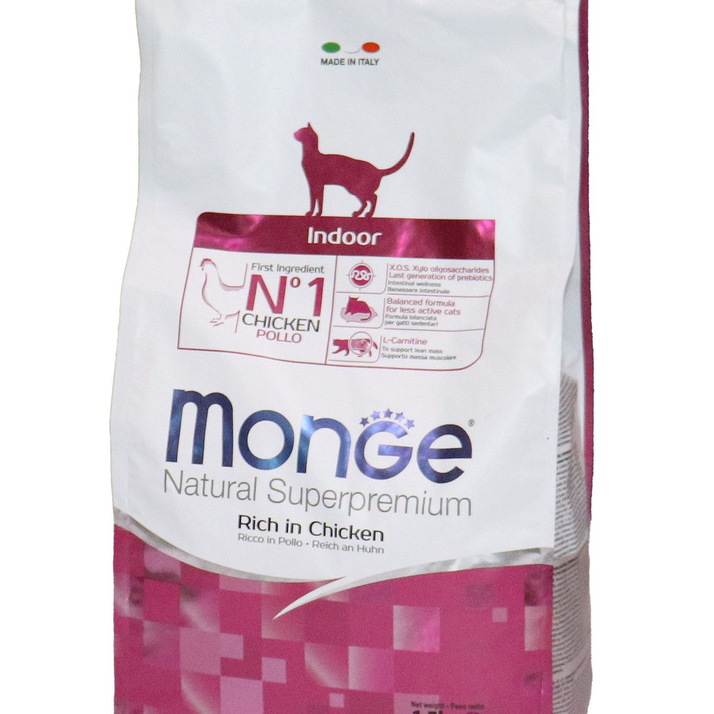 Сухой корм Monge Cat Daily Line Indoor для домашних кошек, из курицы 1,5 кг — фото 37