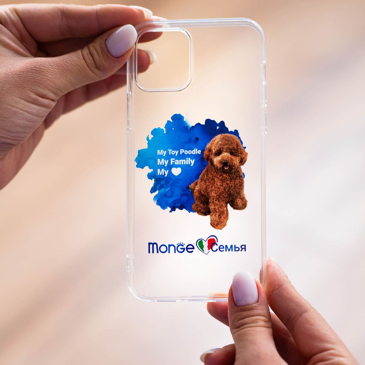 Чехол для телефона Monge семья модель iPhone 10 Той Пудель — фото 2