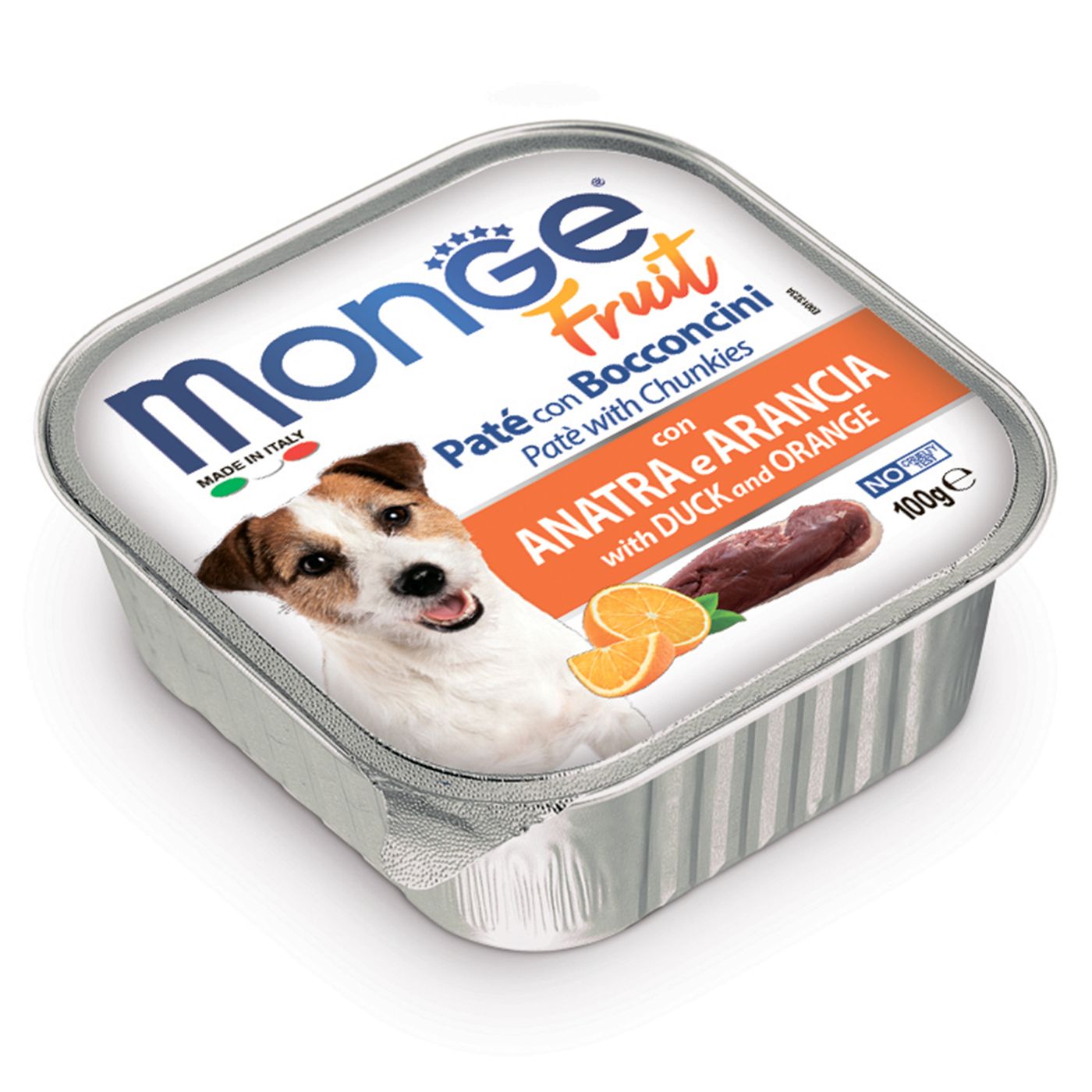 Влажный корм Monge Dog Fruit для собак, с уткой и апельсином, консервы 100 г — фото 3