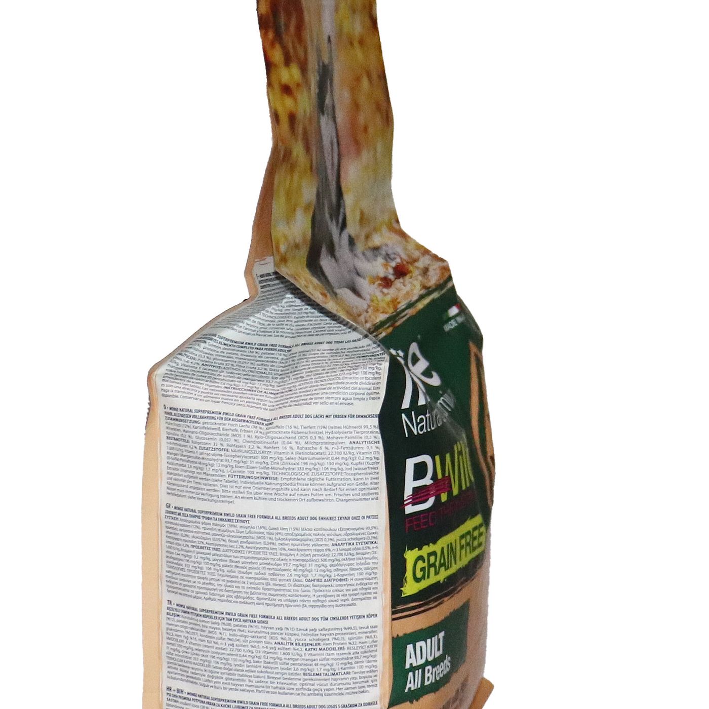 Сухой корм Monge Dog BWild GRAIN FREE для взрослых собак, беззерновой, из лосося 2,5 кг — фото 23