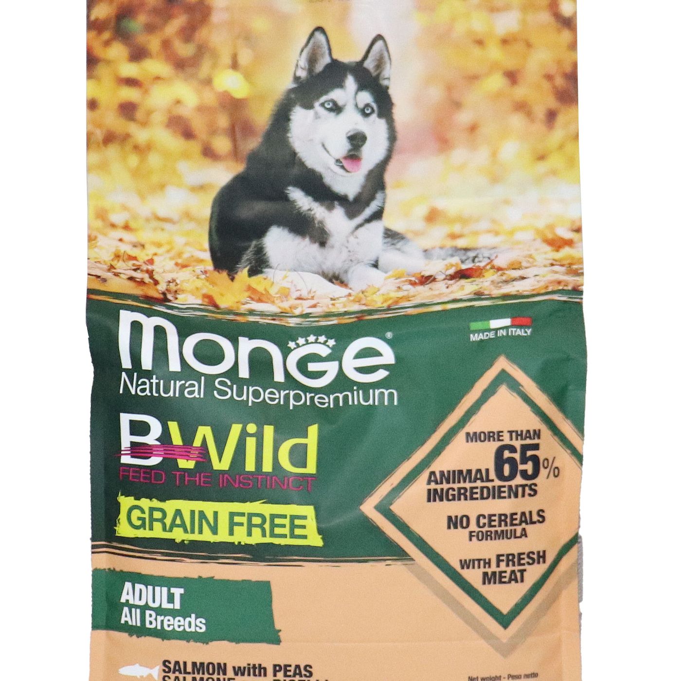 Сухой корм Monge Dog BWild GRAIN FREE для взрослых собак, беззерновой, из лосося 2,5 кг — фото 30
