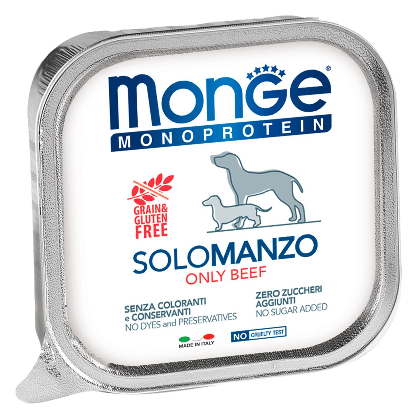 Влажный корм Monge Dog Monoprotein для собак, паштет из говядины, консервы 150 г — фото 2