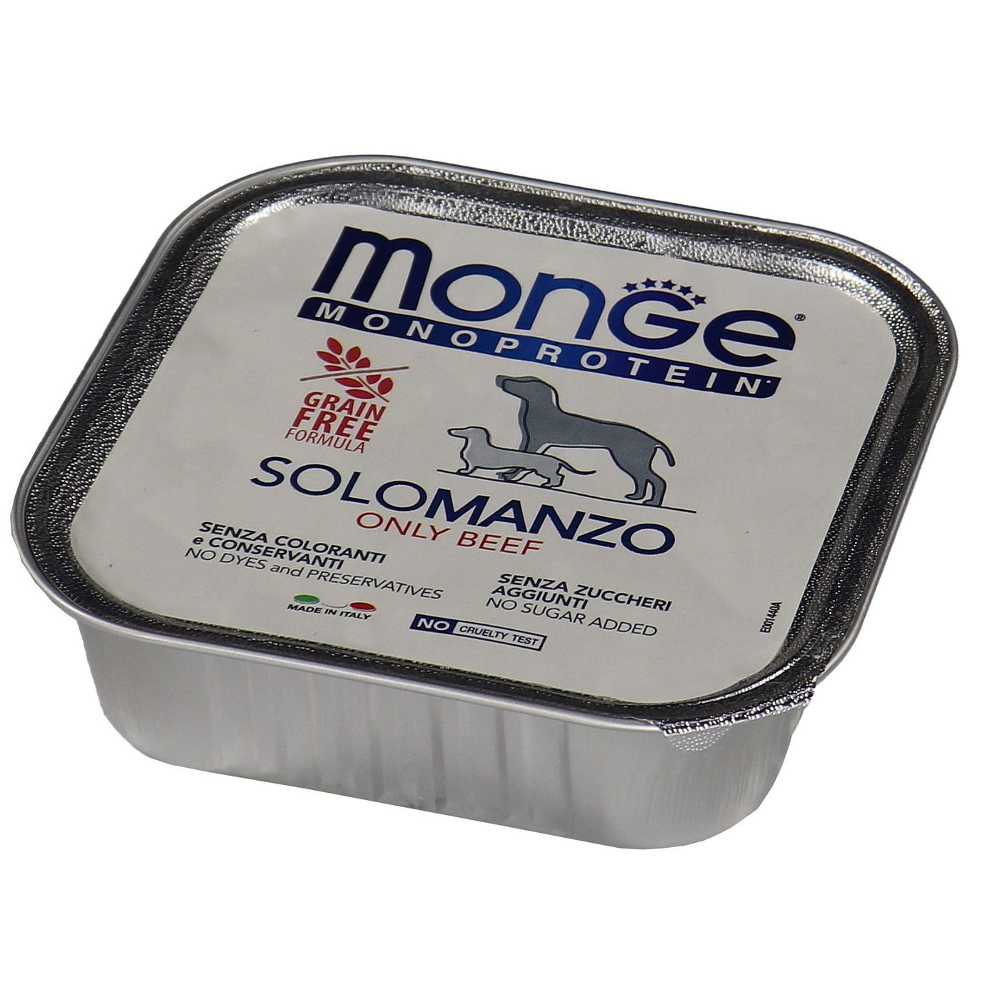 Влажный корм Monge Dog Monoprotein для собак, паштет из говядины, консервы 150 г