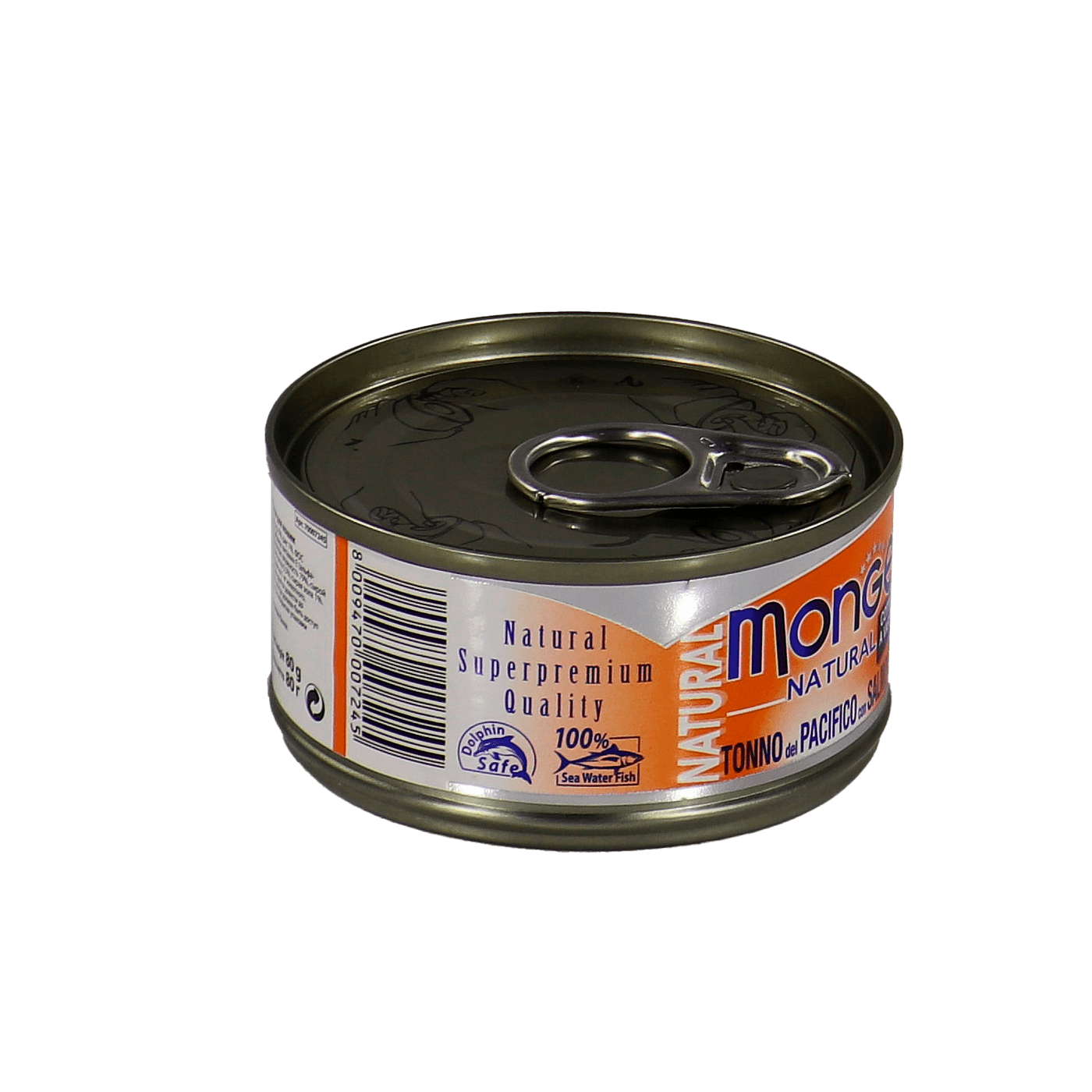 Влажный корм Monge Cat Natural для кошек, из тихоокеанского тунца с лососем, консервы 80 г — фото 24