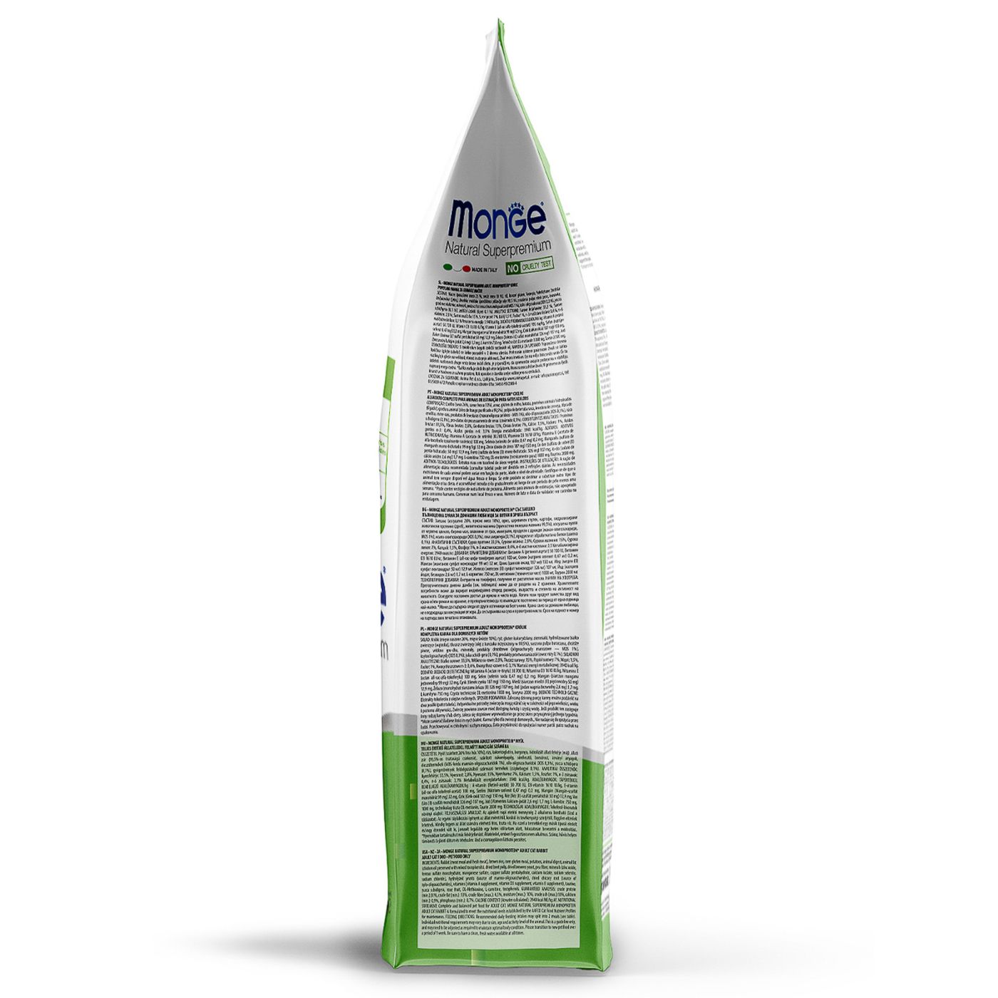 Сухой корм Monge Cat Speciality Line Monoprotein Adult для взрослых кошек, из кролика 1,5 кг — фото 9