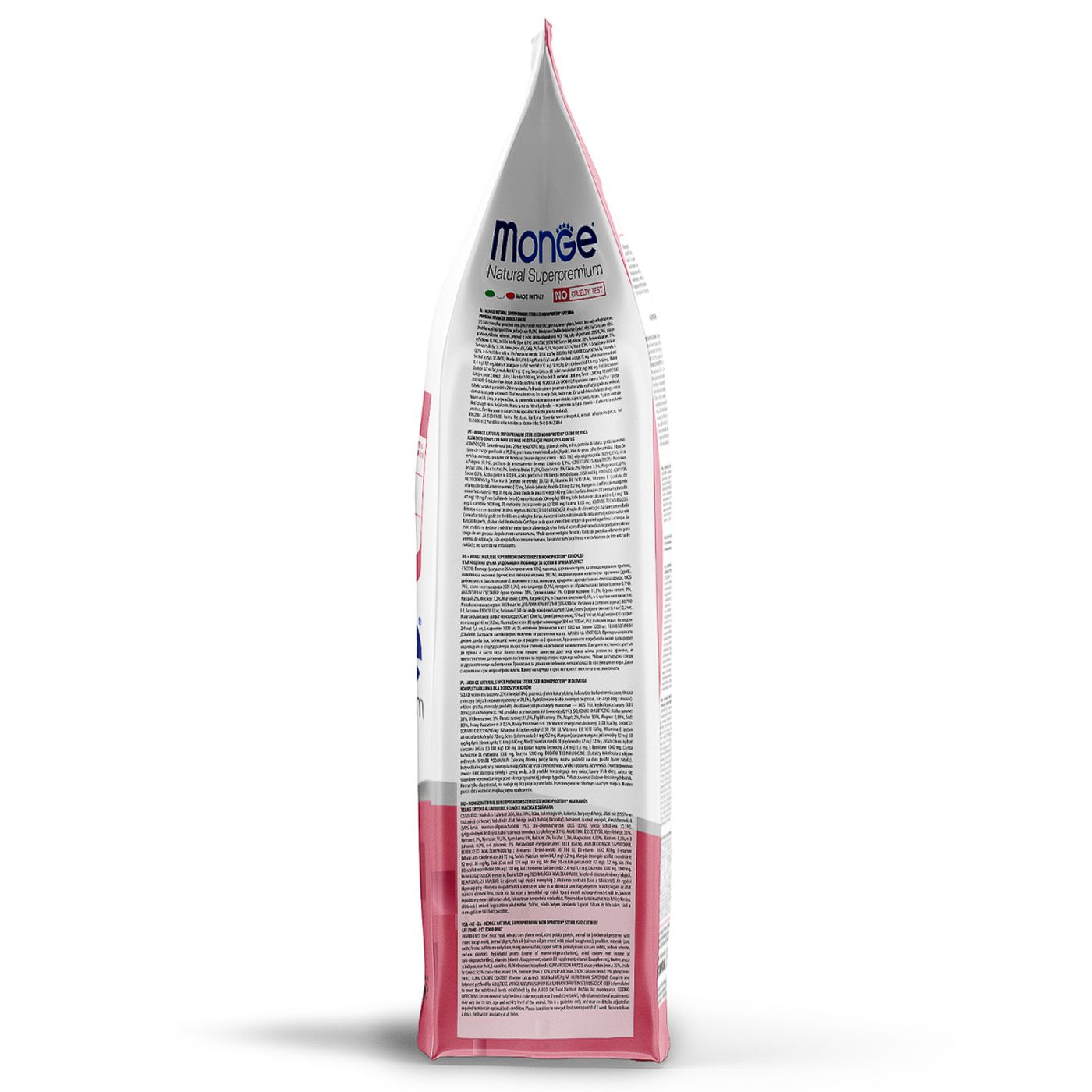 Сухой корм Monge Cat Speciality Line Monoprotein Sterilised для стерилизованных кошек, из говядины 1,5 кг — фото 11