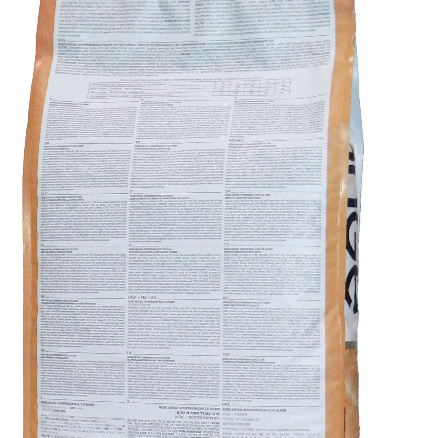 Сухой корм Monge Cat Speciality Line Monoprotein Adult для взрослых кошек, из лосося 10 кг — фото 23