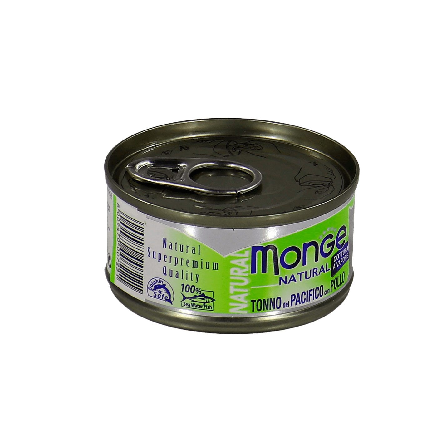 Влажный корм Monge Cat Natural для кошек, из тихоокеанского тунца с курицей, консервы 80 г — фото 24